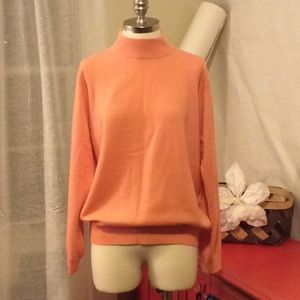 Creamsicle Orange Cashmere Sweater